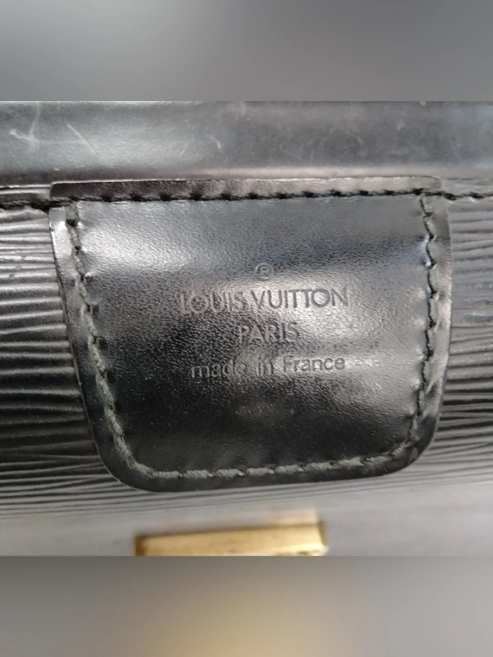 Louis Vuitton Black Epi Leather Serviette Fermoir Briefcase - Picture 8 of 9
